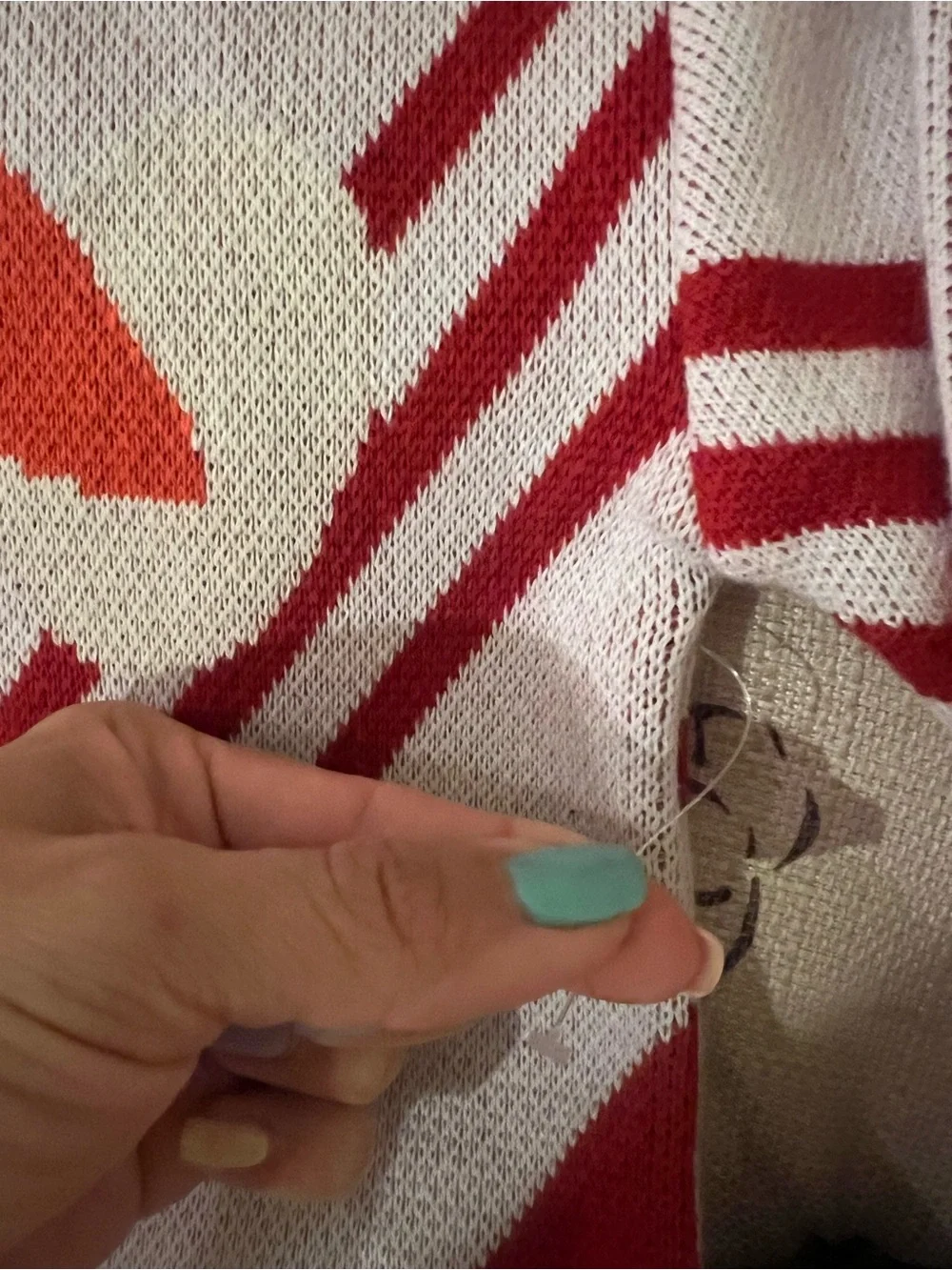 NWOT Disney Red White Mickey Mouse Crewneck Sweater from Hong Kong Disneyland